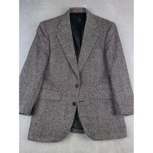 Corbin Men's Sport Coat 37 Short Tweed‎ Wool Blend Blazer Jacket Made in USA